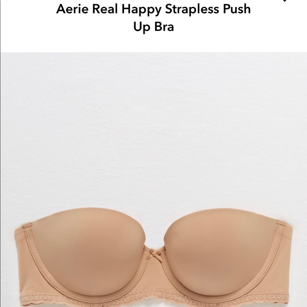 Aerie Real Happy Strapless Bra 36B